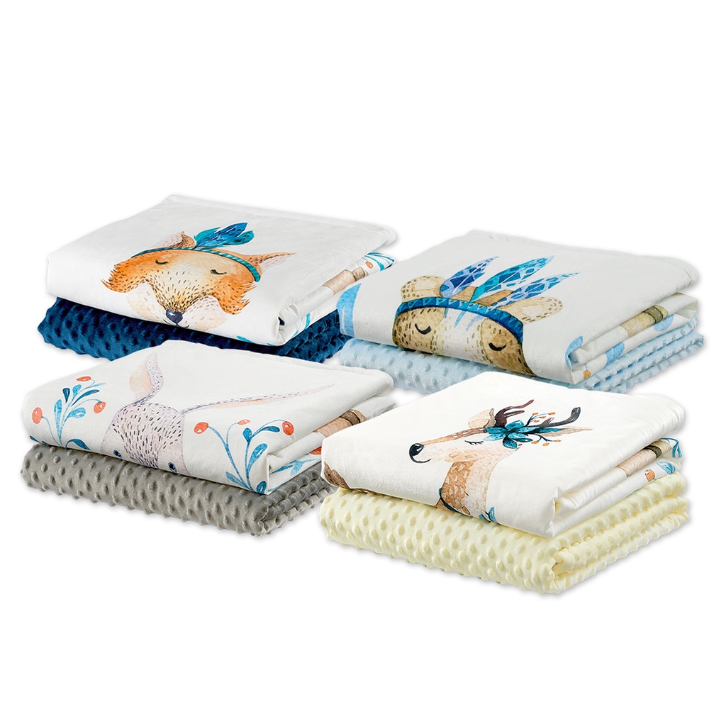 Soothing Minky Blanket (Animal Friends Series)